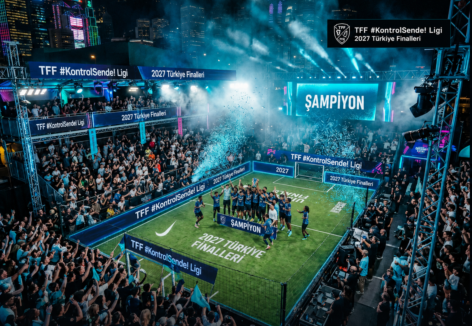 Pop-up saha turnuva finali gecesi